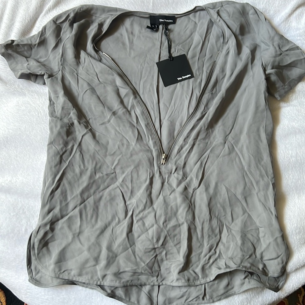 The Kooples Silk Georgette Blouse